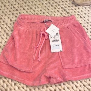 Zara terry cloth shorts